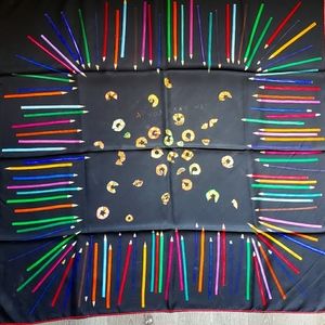 Hermes Silk Scarf - A Vos Crayons